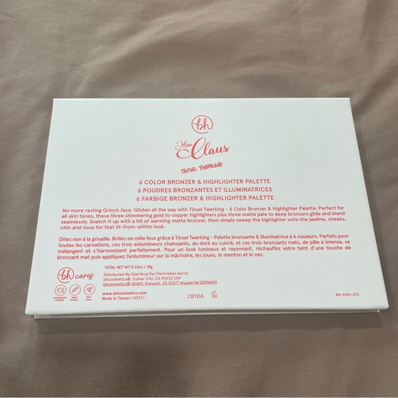 BH Cosmetics TINSEL TWERKING BRONZER & HIGHLIGHTER PALETTE - Picture 15 of 16
